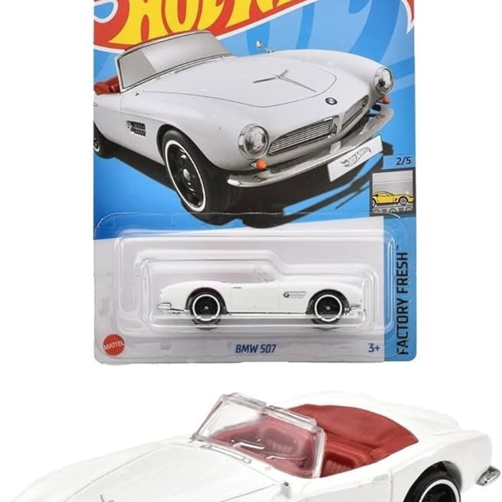 Mattel Hot Wheels BMW 507 White Convertible